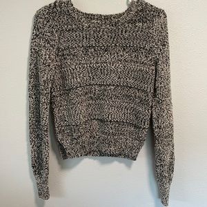 BCBGeneration black and white knit sweater small